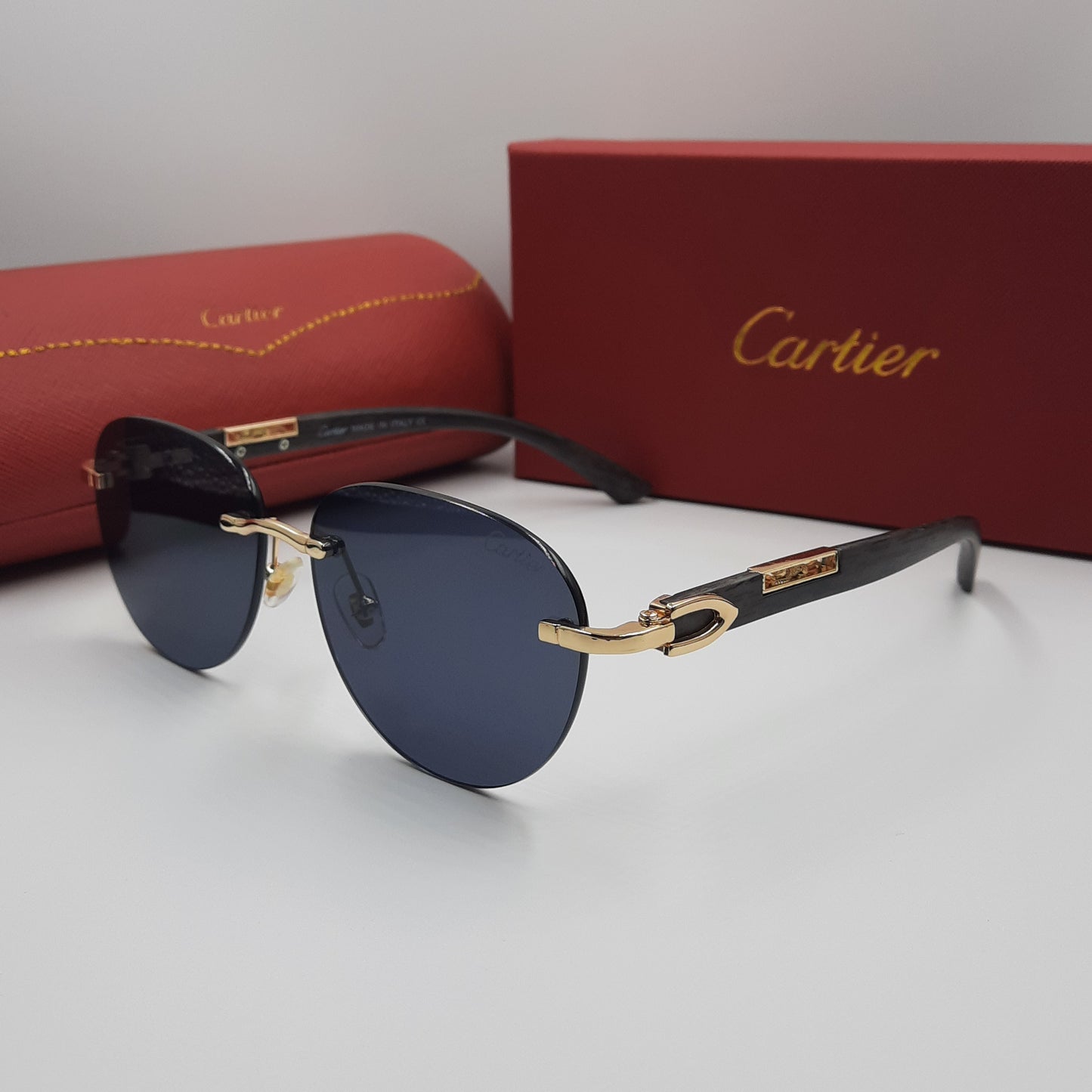 CARTIER percée doré noir