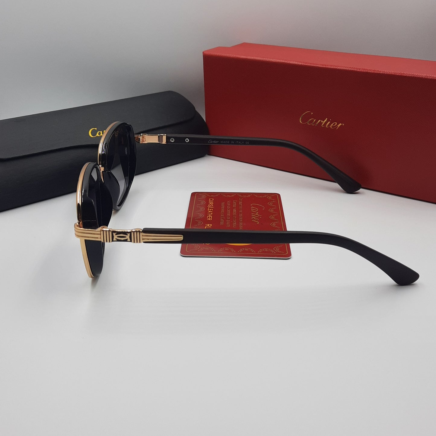 CARTIER doré nois bois