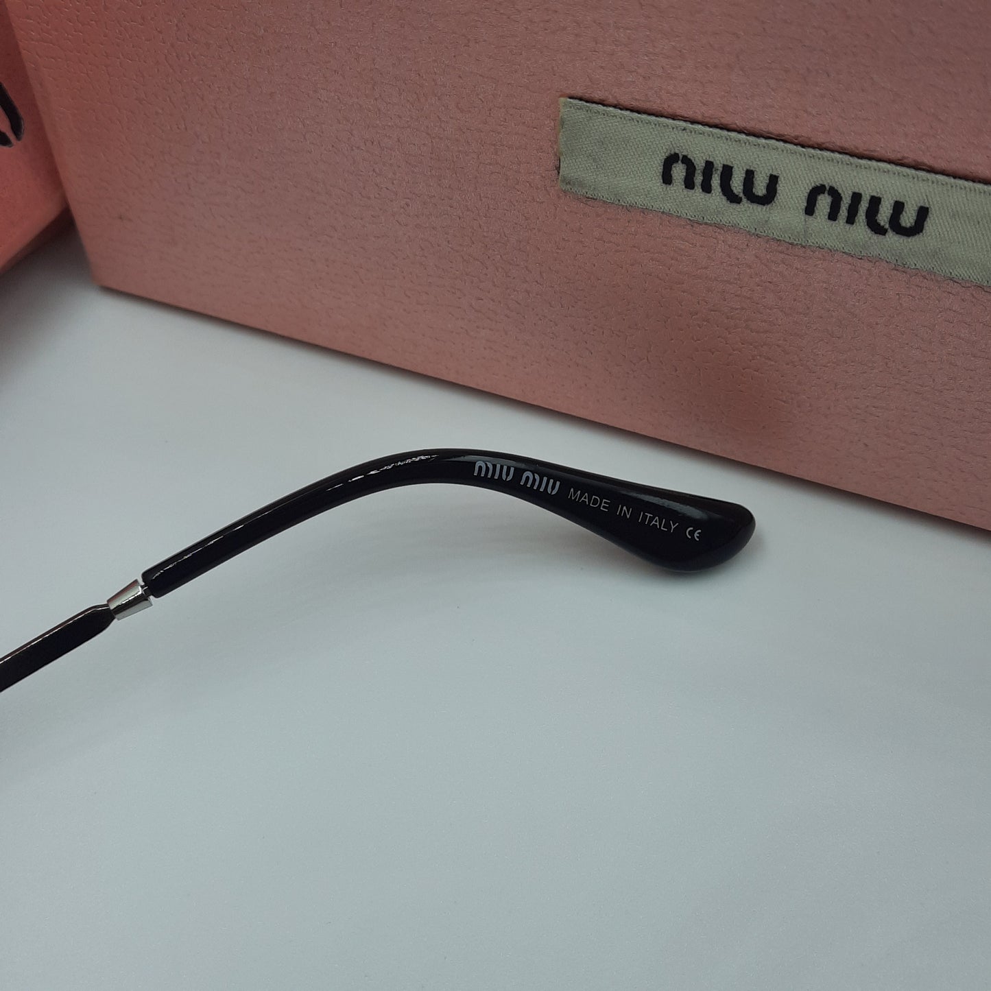 MIU MIU bleu argenté