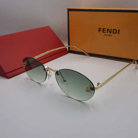 FENDI First crystal vert doré