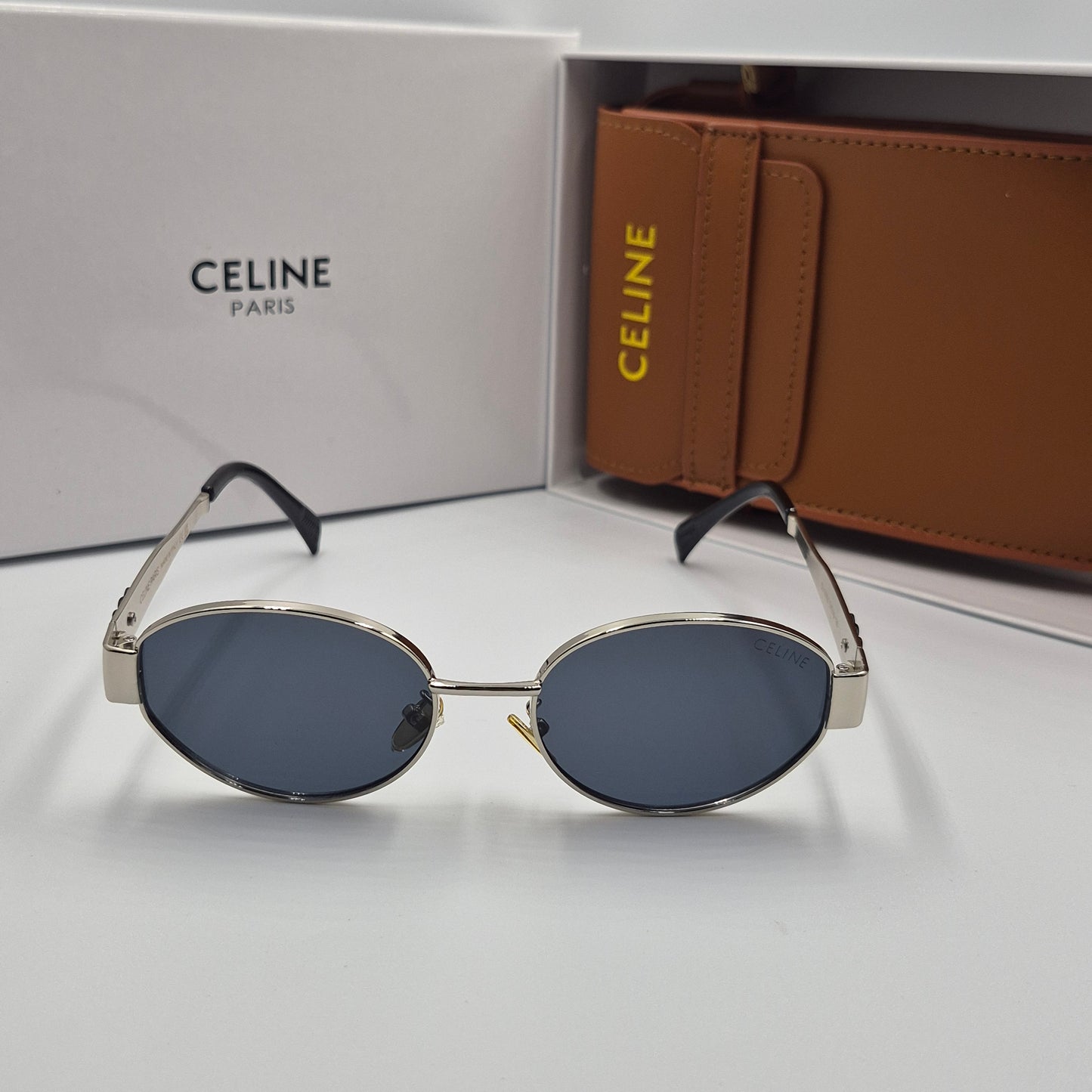 CELINE triomphe argent noir