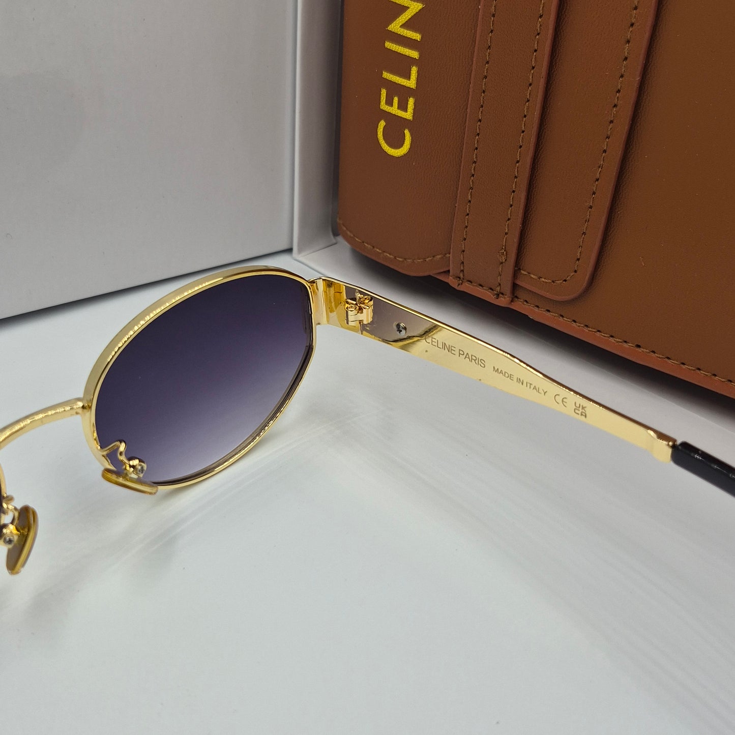 CELINE triomphe doré noir deg
