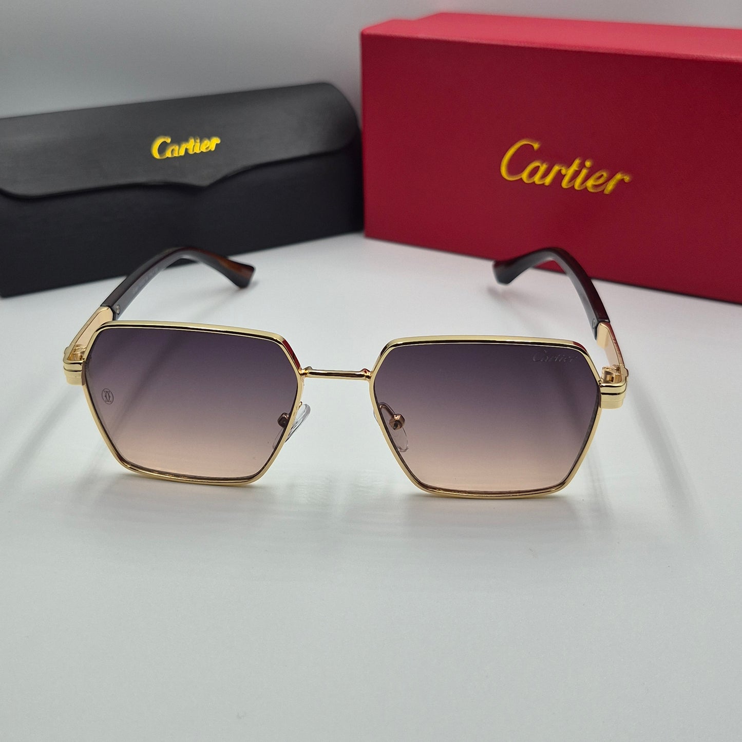 CARTIER noir doré sunset