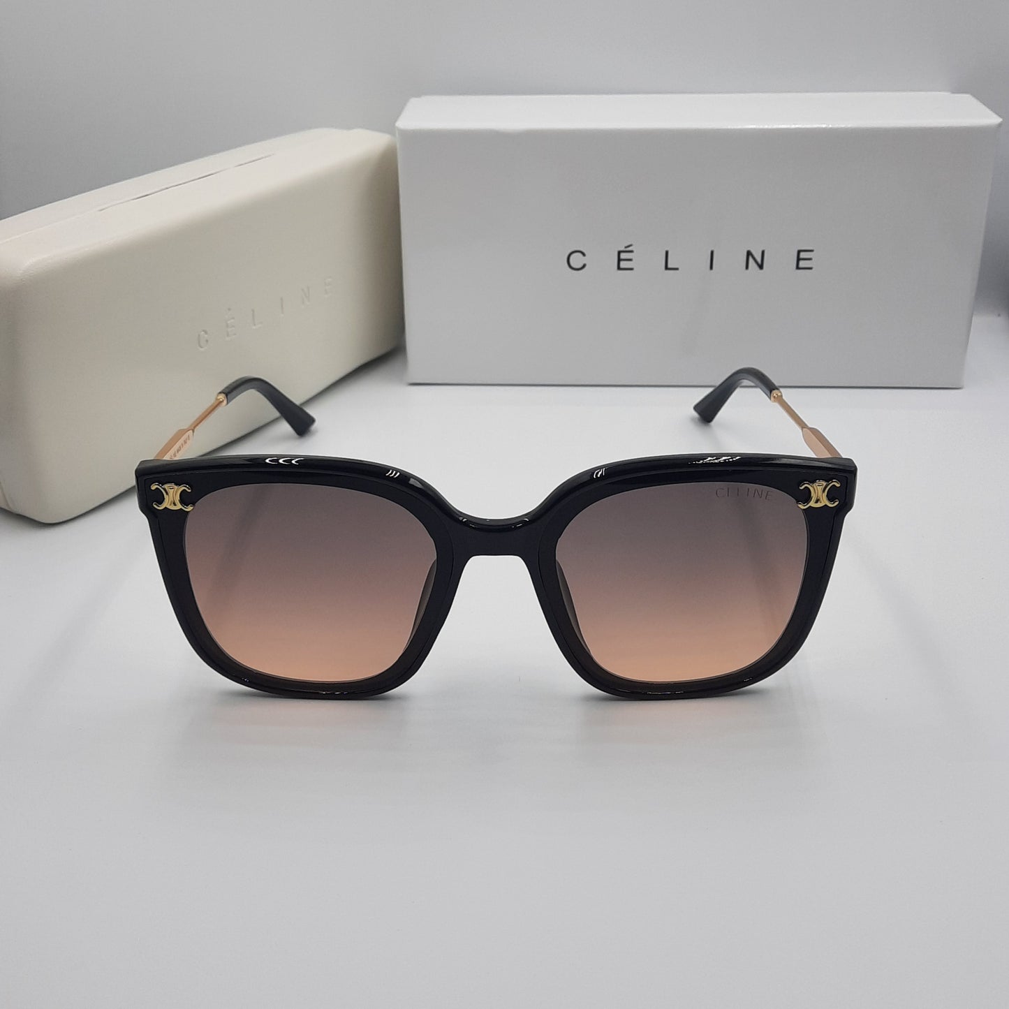 CELINE noir doré sunrise