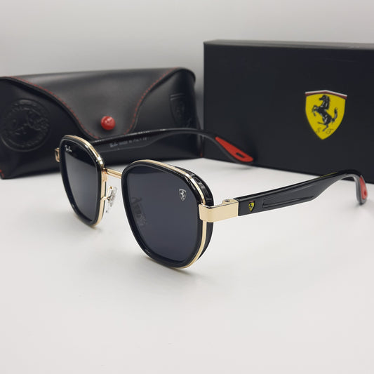 Rayban ferrari noir rouge doré