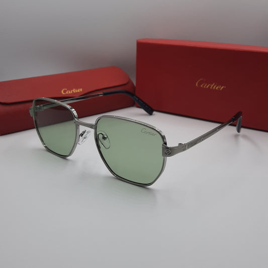 CARTIER gris metal vert