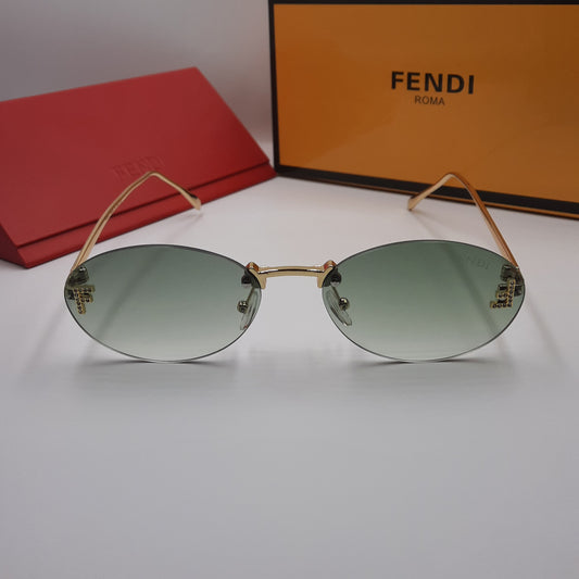 FENDI First crystal vert doré