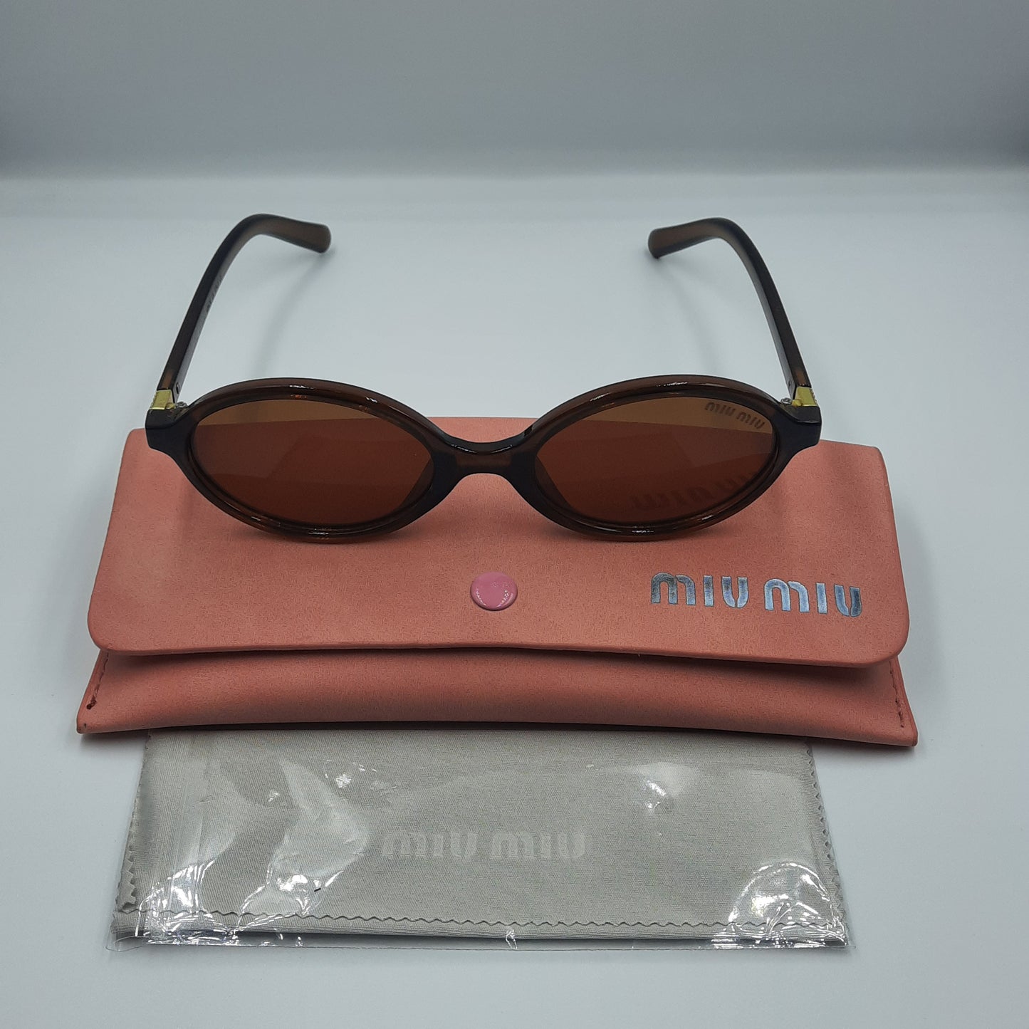 MIU MIU marron doré