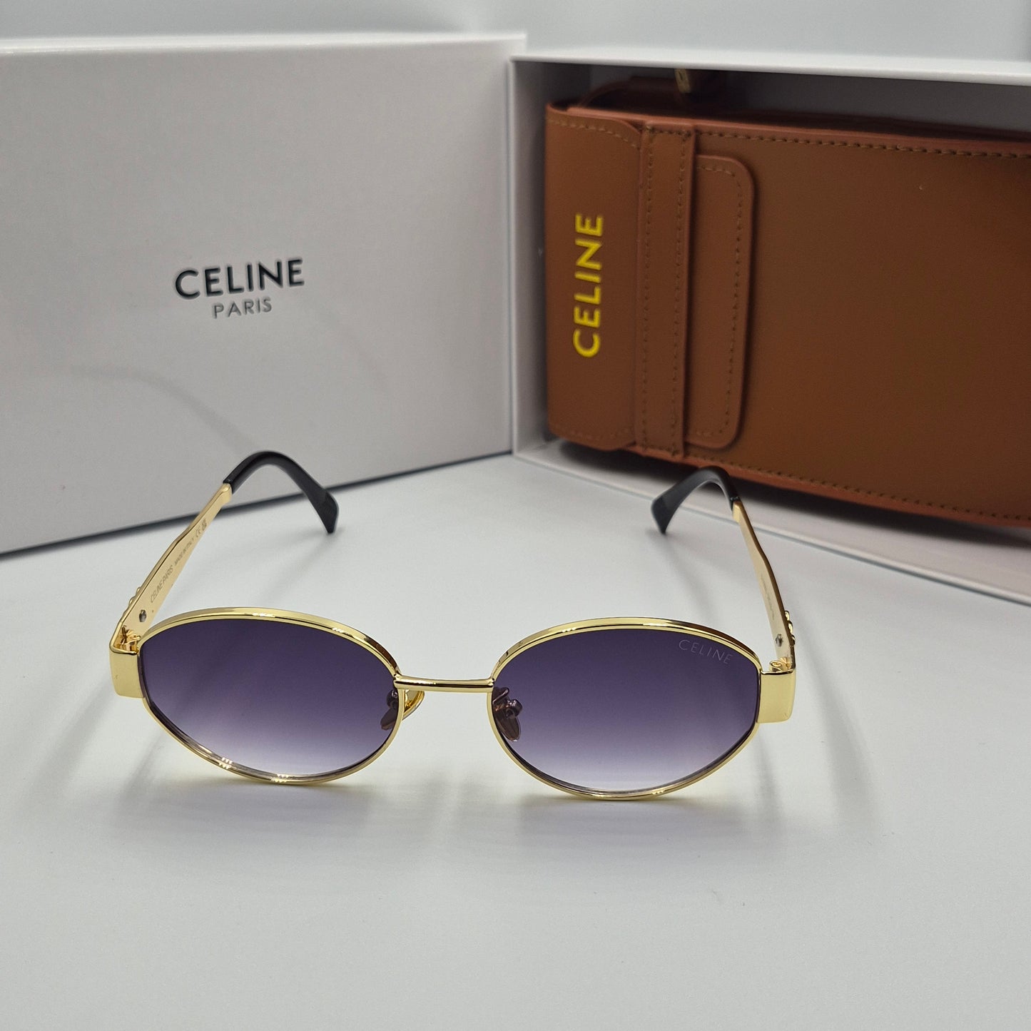 CELINE triomphe doré noir deg