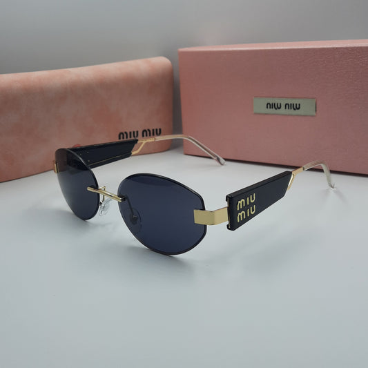 MIU MIU doré noir