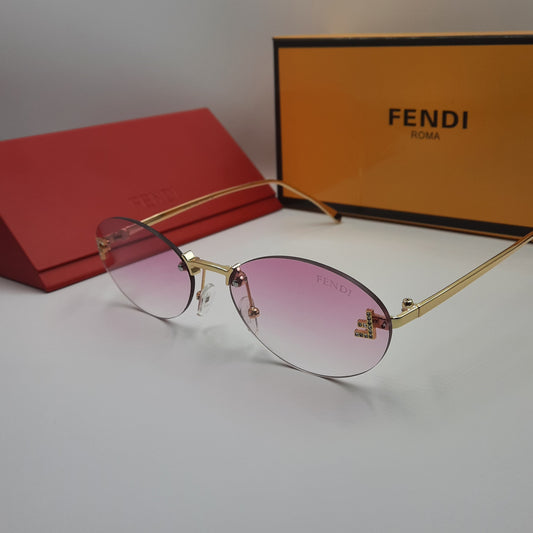 FENDI First crystal violet pink doré