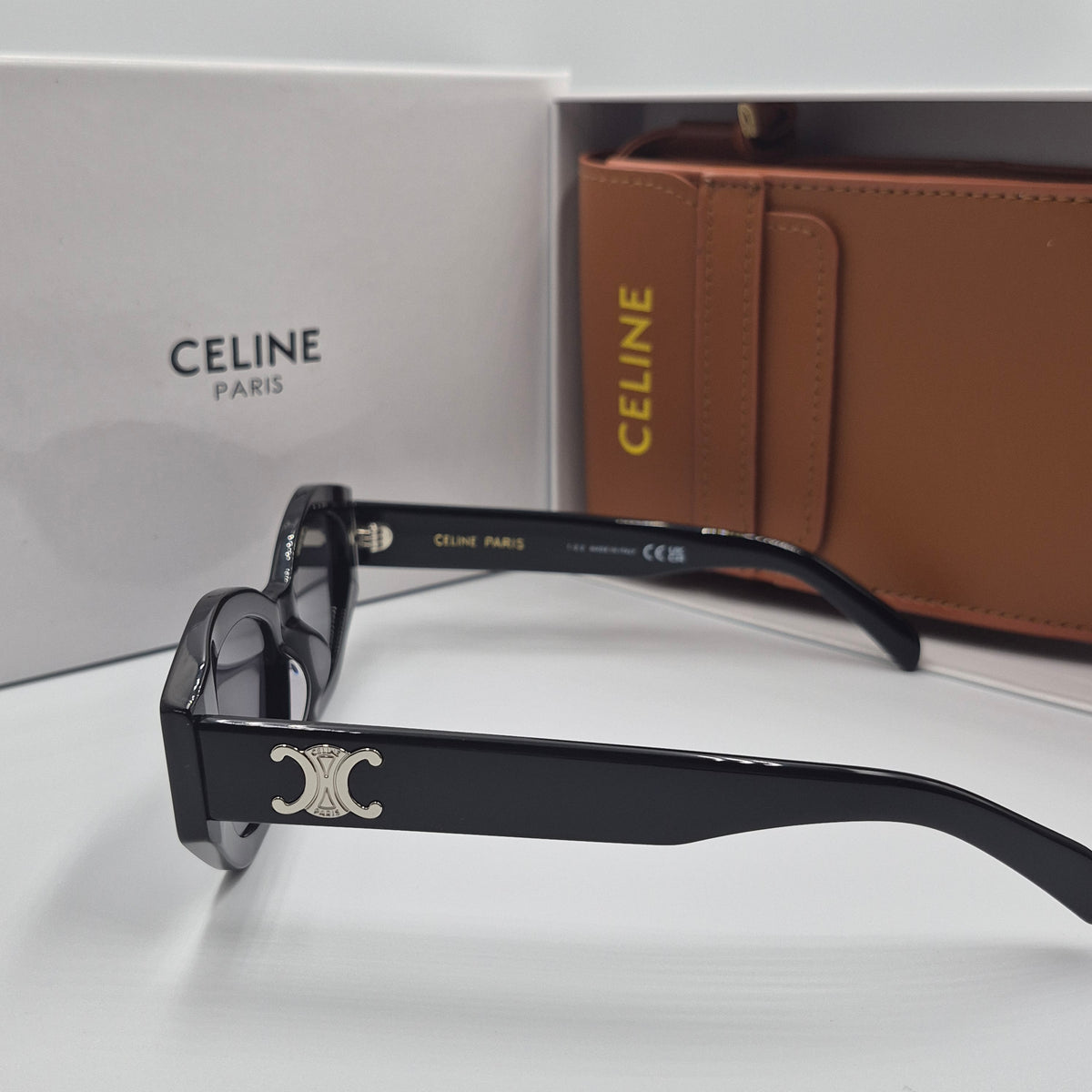 CELINE triomphe argent noir