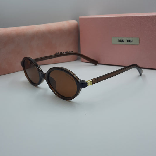 MIU MIU marron doré