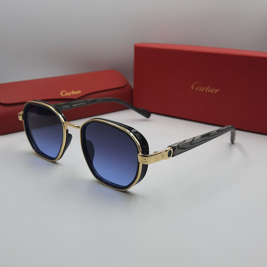 CARTIER luxe doré bleu bois