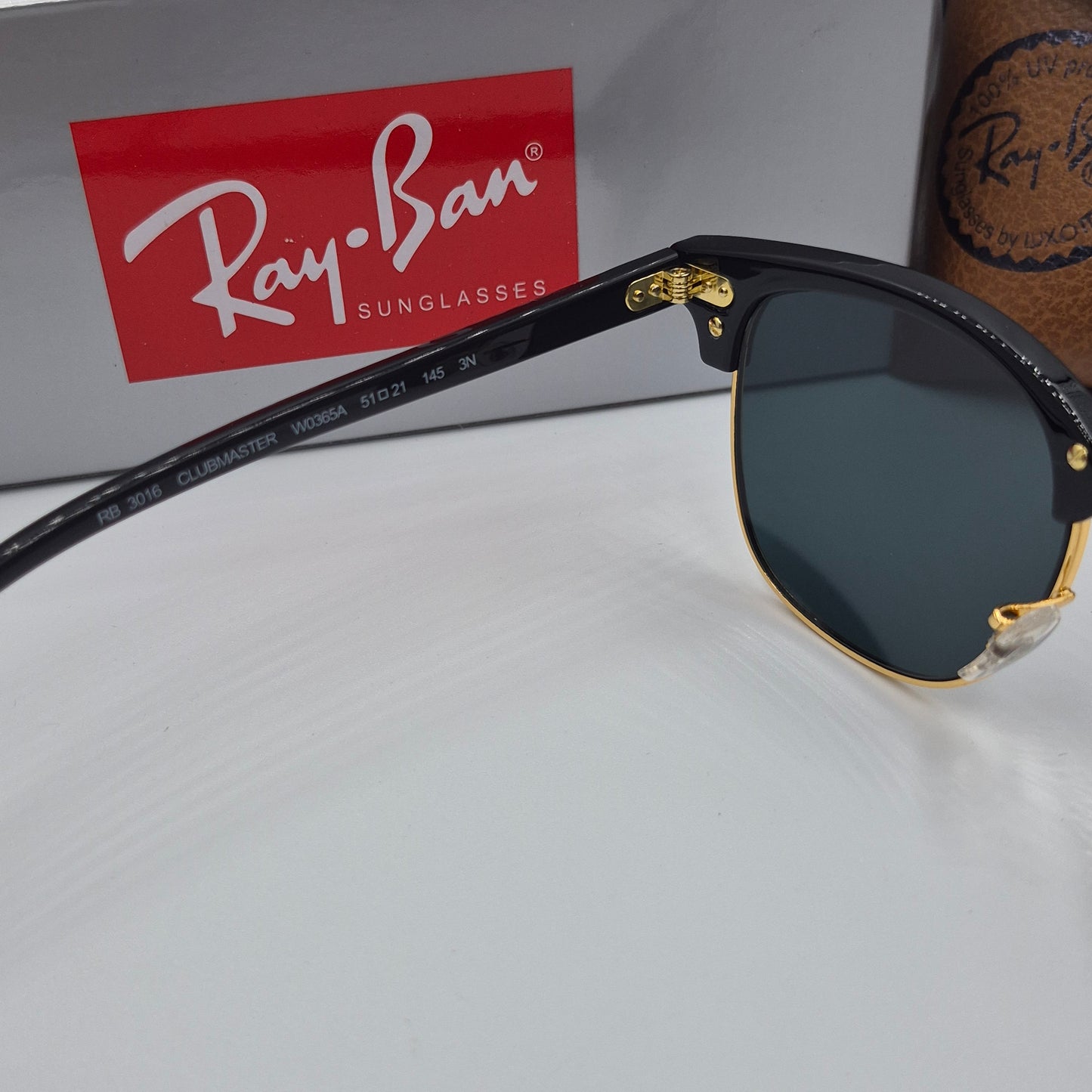 RAYBAN Clubmaster RB-3016 Noir/doré