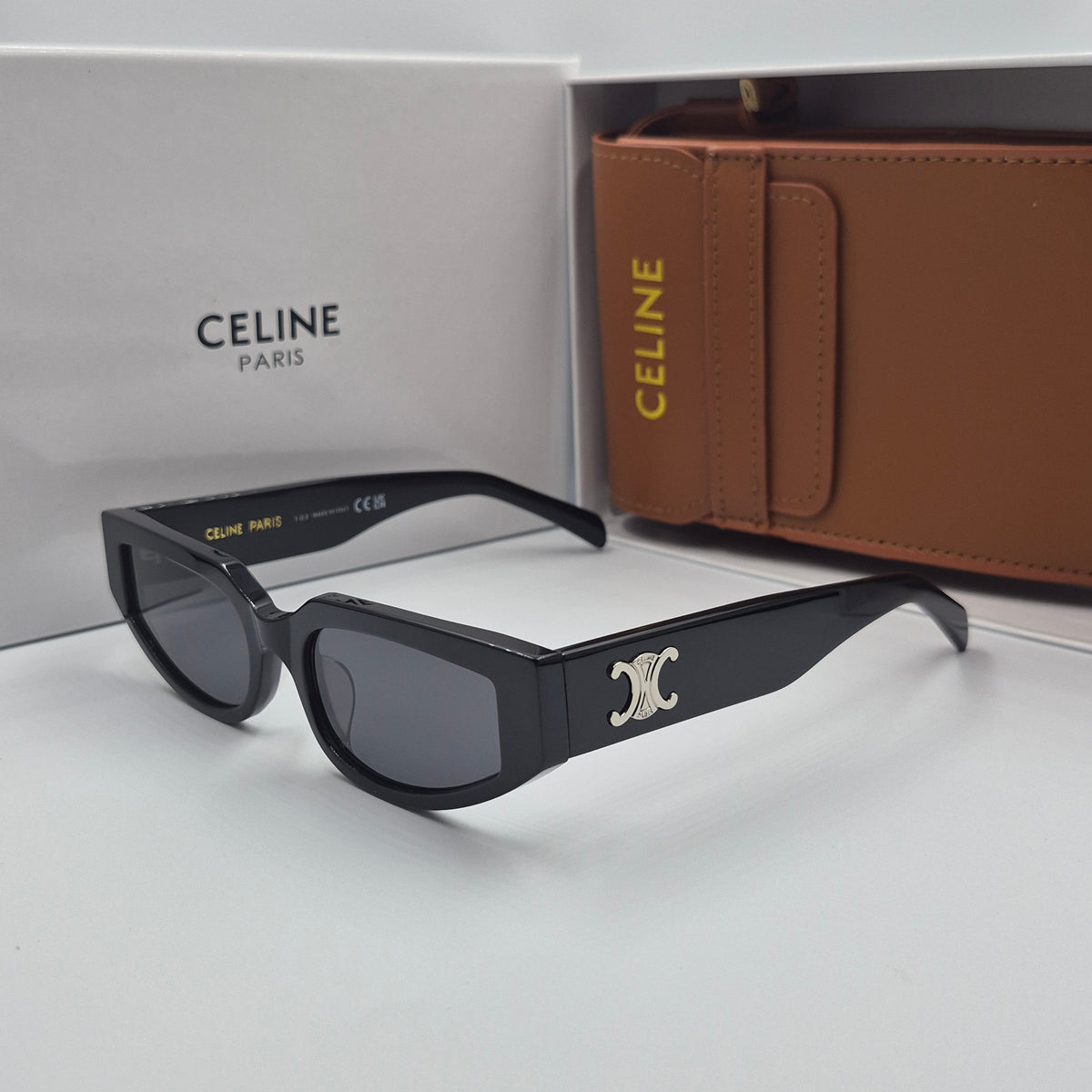CELINE triomphe argent noir