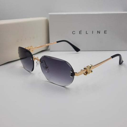 CELINE triomphe noir doré