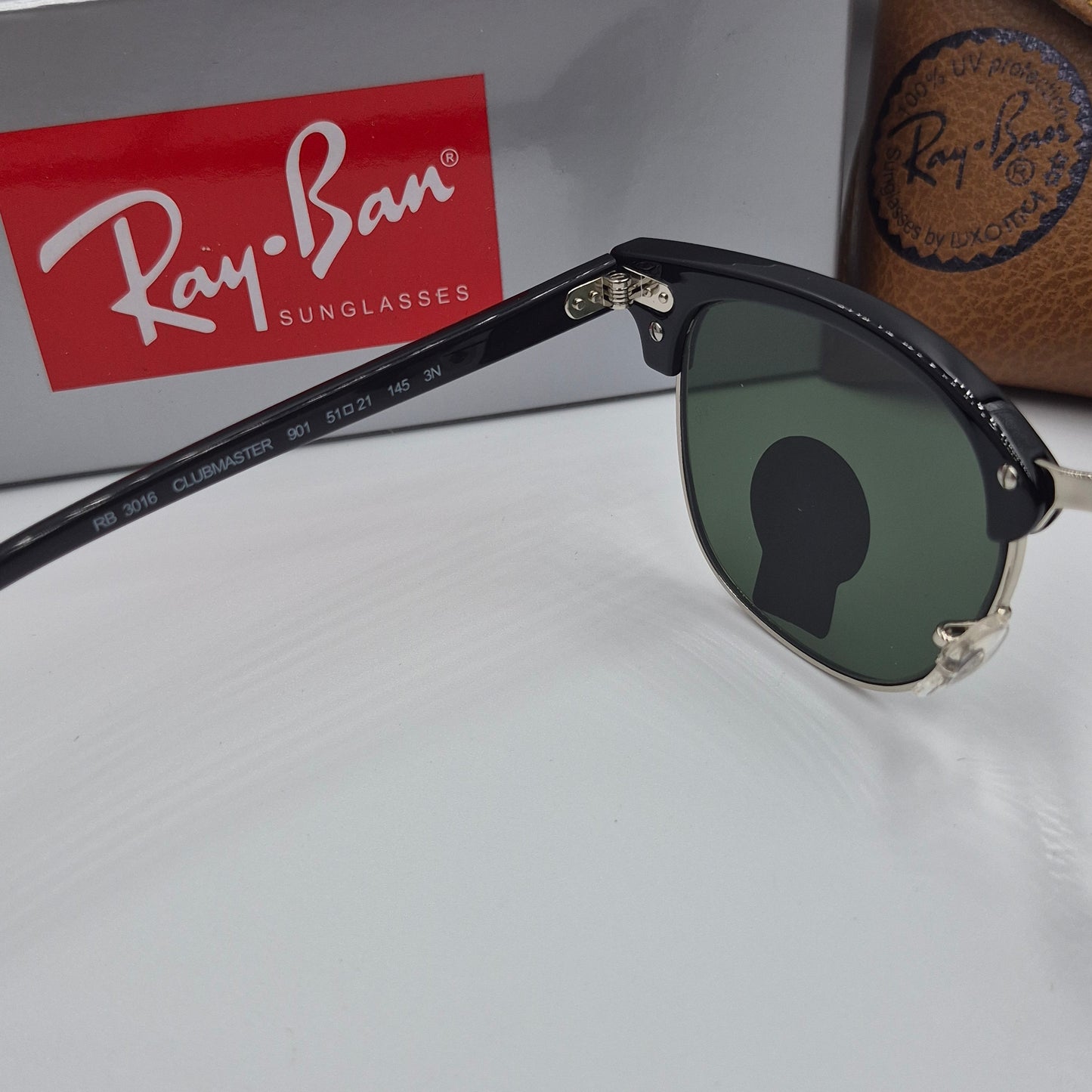 RAYBAN Clubmaster RB-3016 Noir/argent