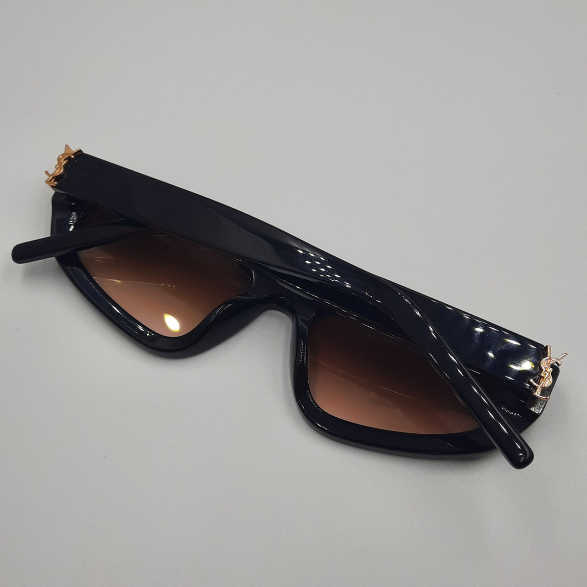SAINT LAURENT marron doré