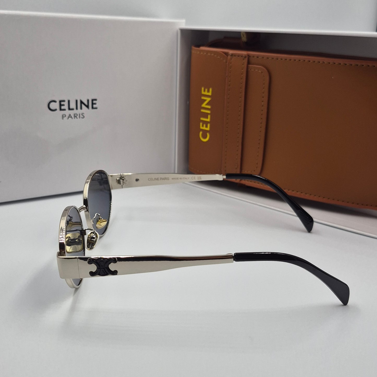 CELINE triomphe argent noir