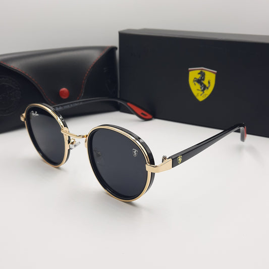 Rayban ferrari doré rouge noir
