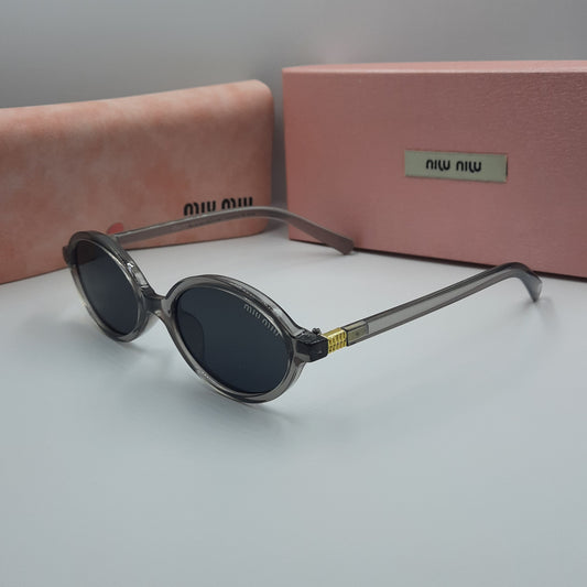 MIU MIU gris doré