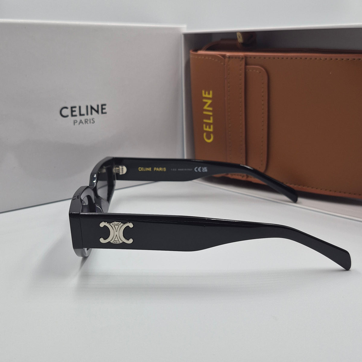CELINE triomphe argent noir