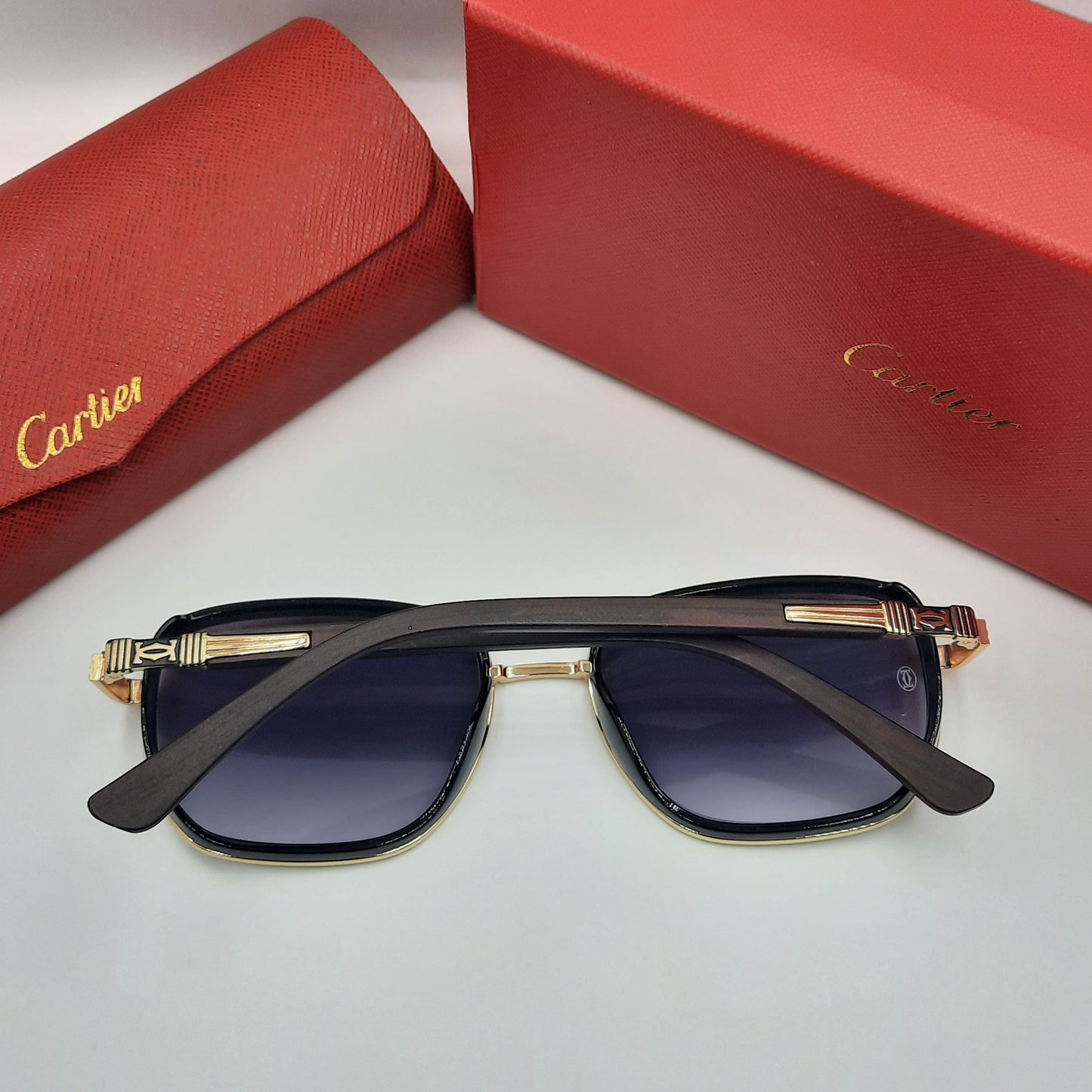 CARTIER doré nois bois