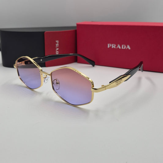 PRADA luxe doré noir rose