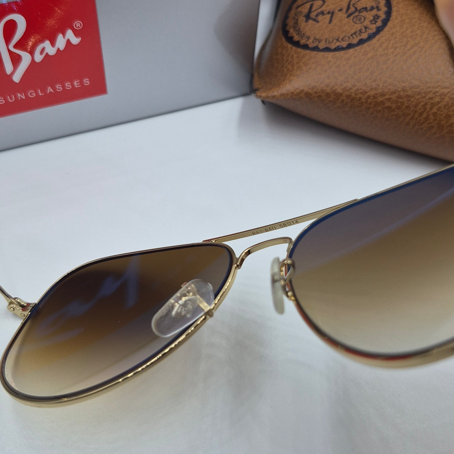 RAYBAN AVIATOR CLASSIC RB-3025 doré/marron Dégradé