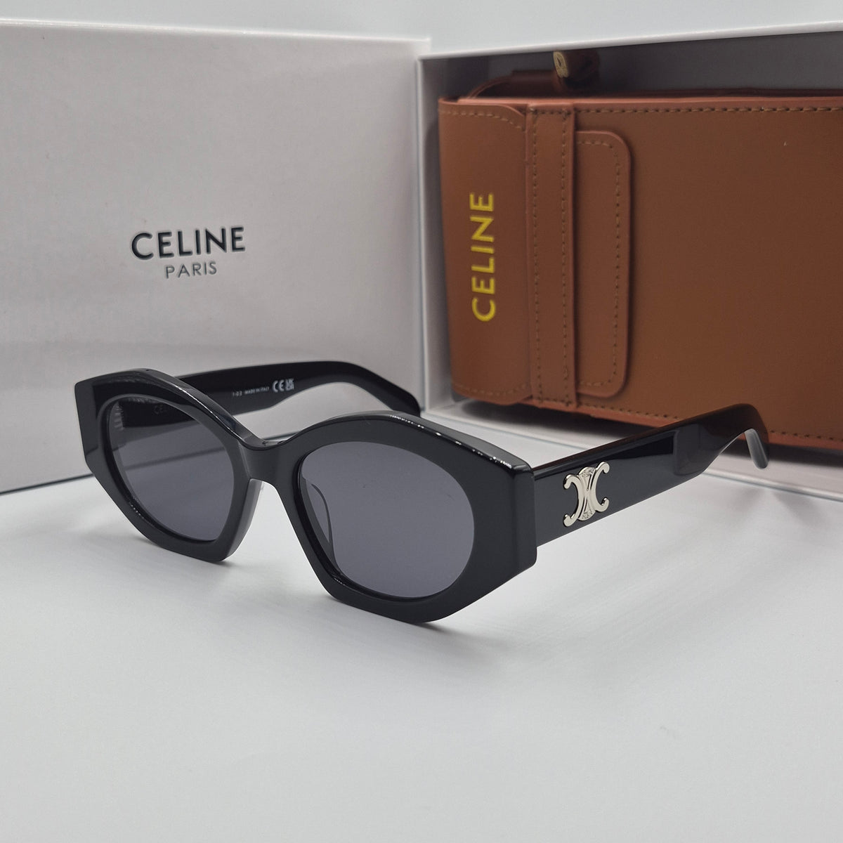 CELINE triomphe argent noir