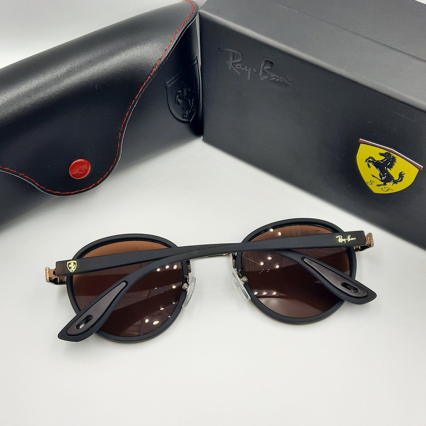 Rayban ferrari marron