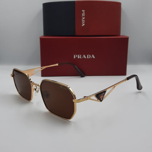 PRADA doré marron