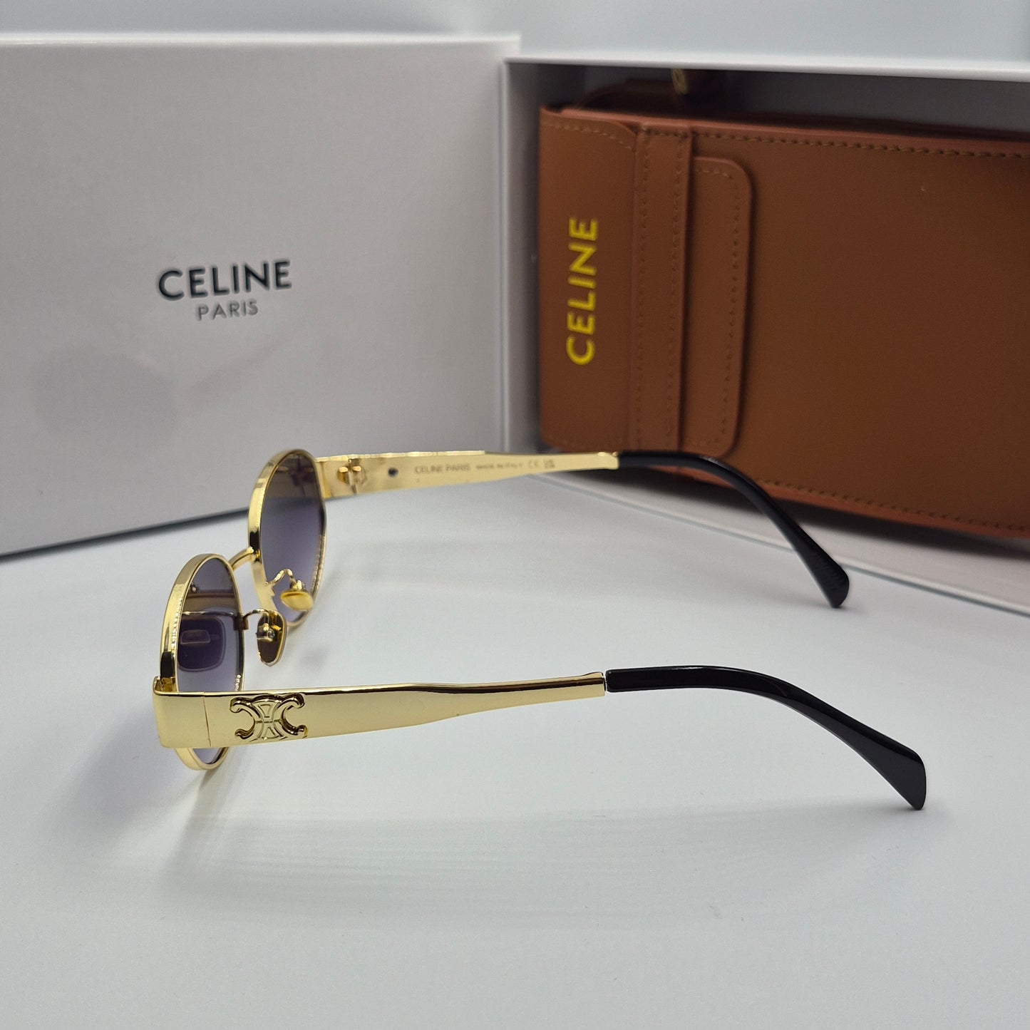 CELINE triomphe doré noir deg