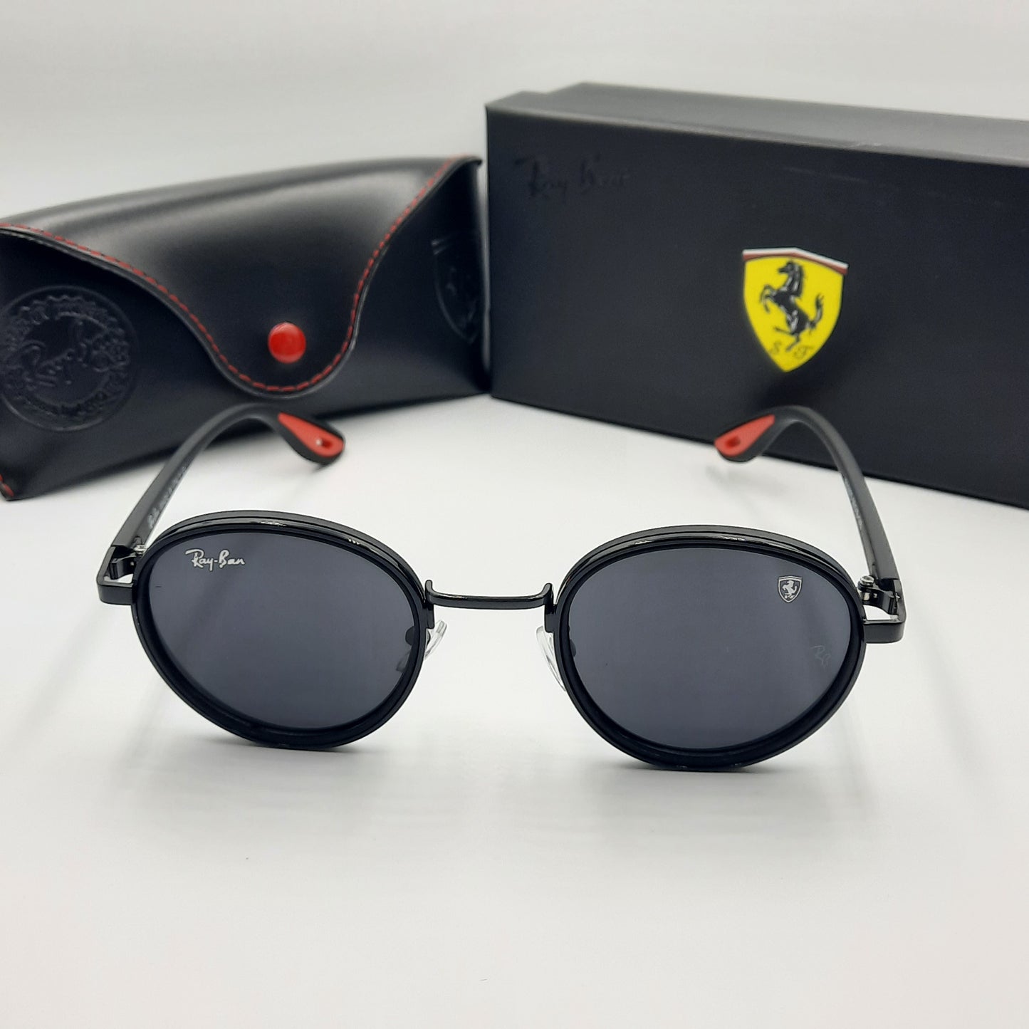 Rayban ferrari noir rouge