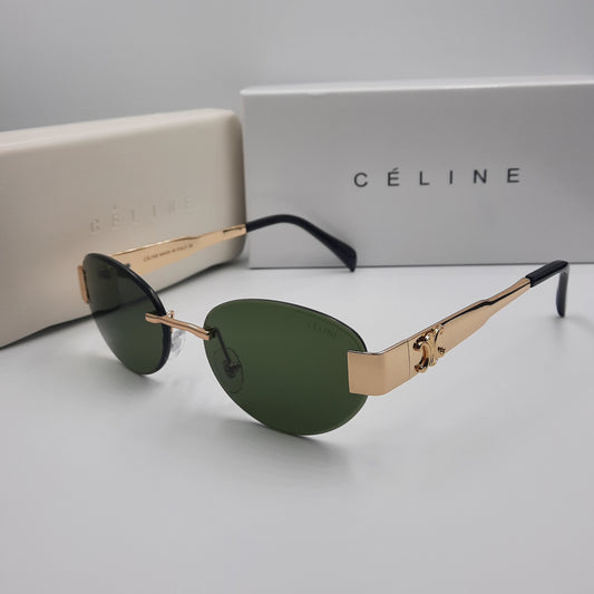 CELINE triomphe doré vert