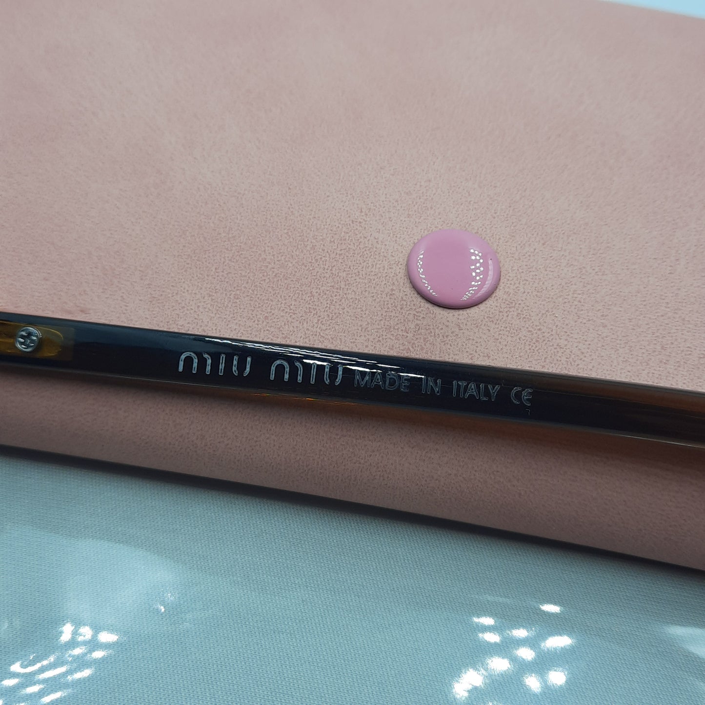 MIU MIU marron doré