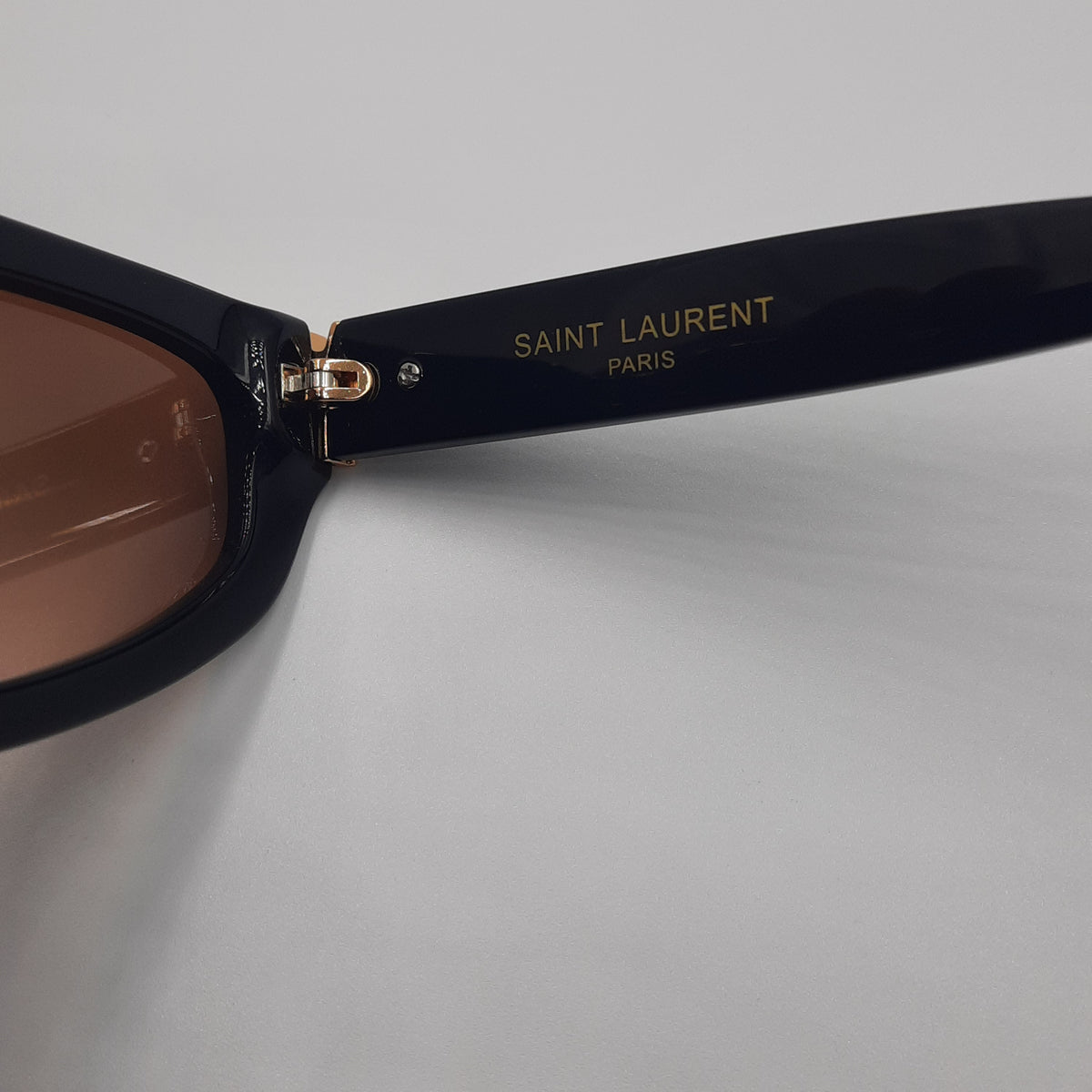 SAINT LAURENT marron doré