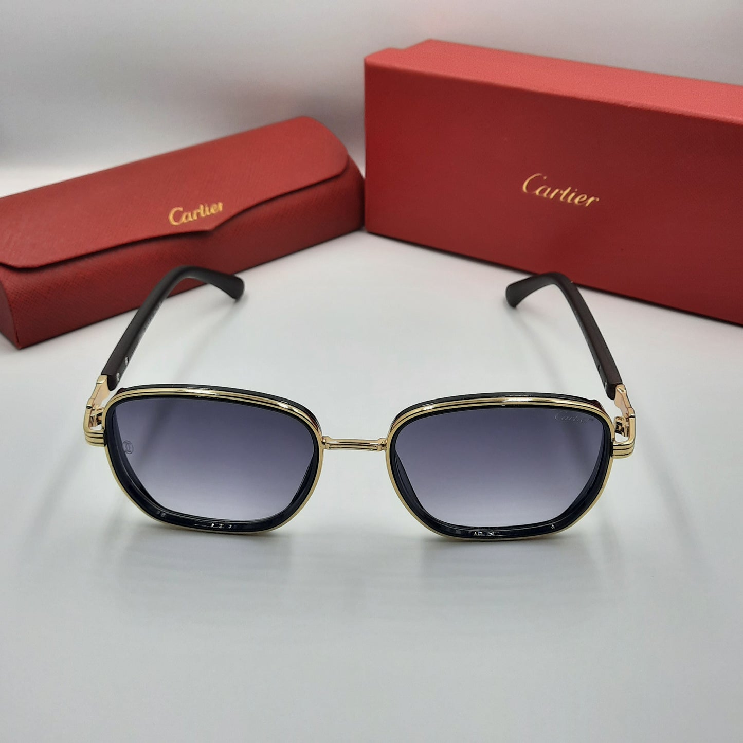CARTIER doré nois bois