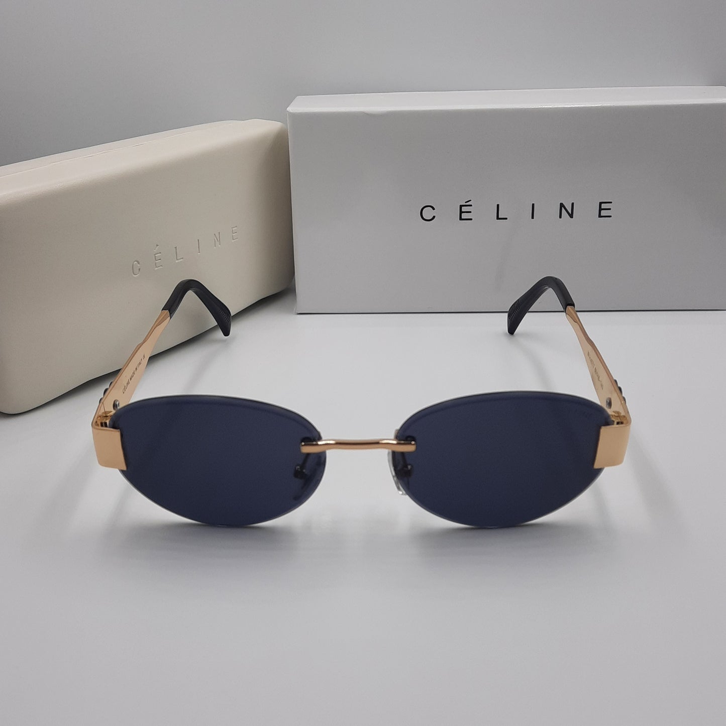 CELINE triomphe doré noir