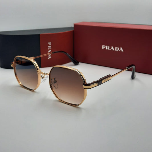 PRADA doré marron