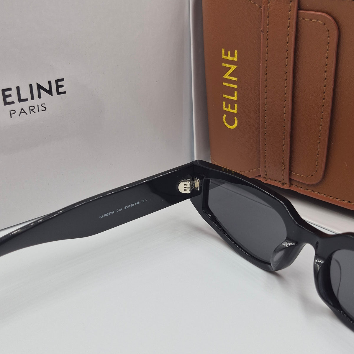 CELINE triomphe argent noir