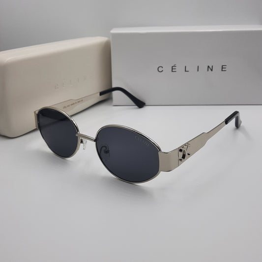 CELINE triomphe noir argenté