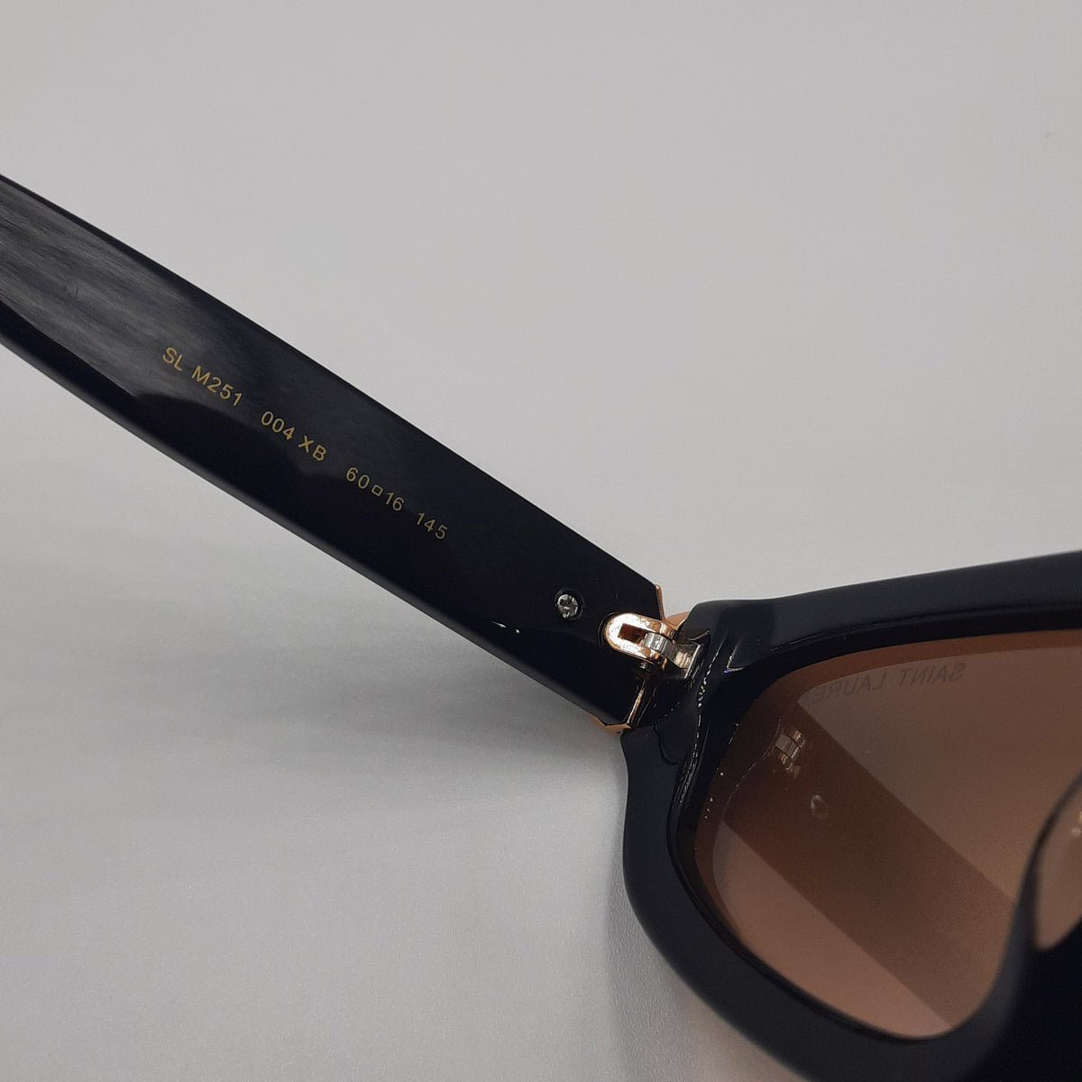 SAINT LAURENT marron doré