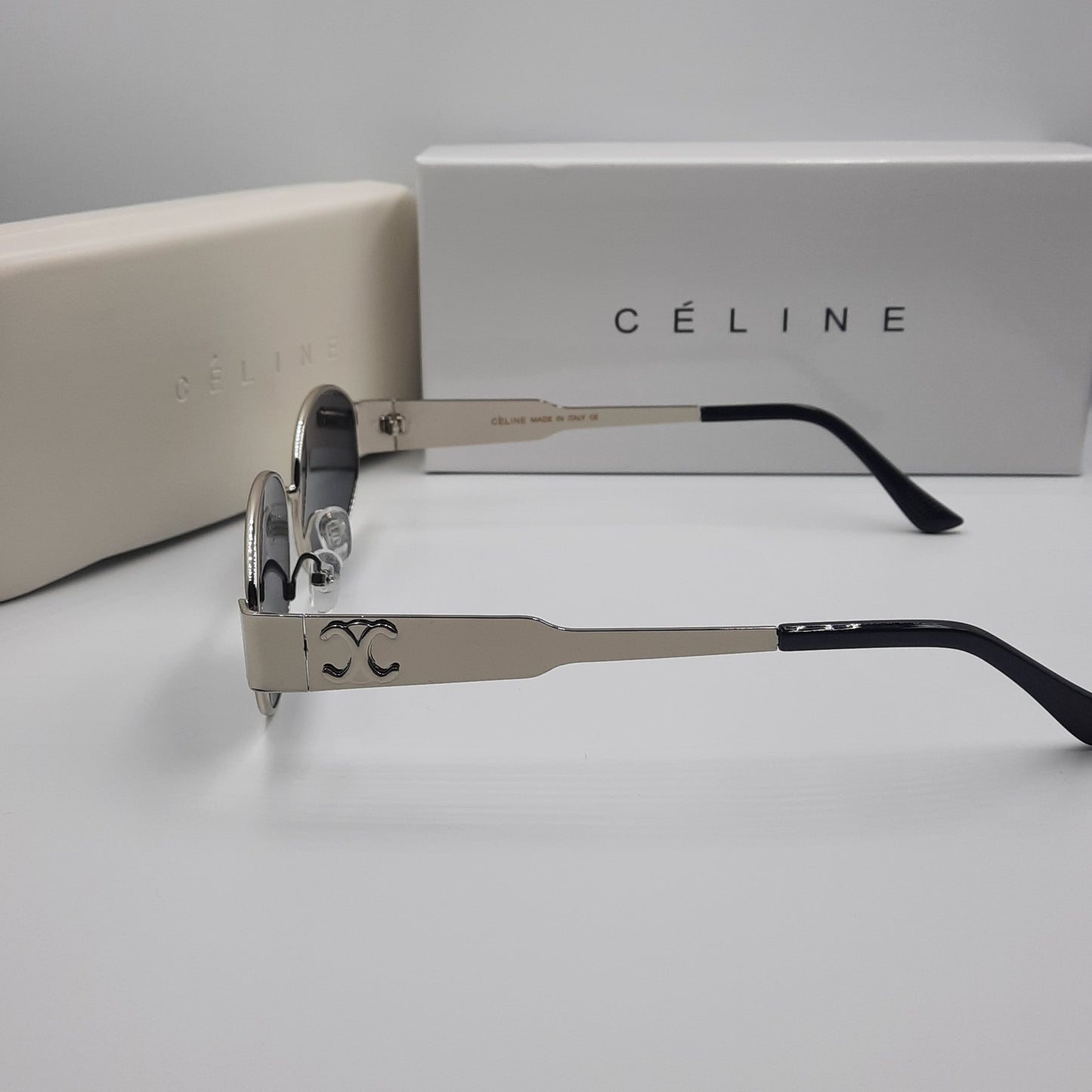 CELINE triomphe noir argenté