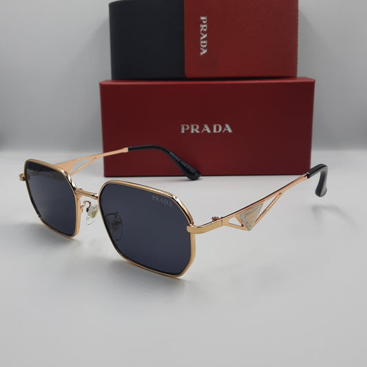 PRADA noir doré blanc