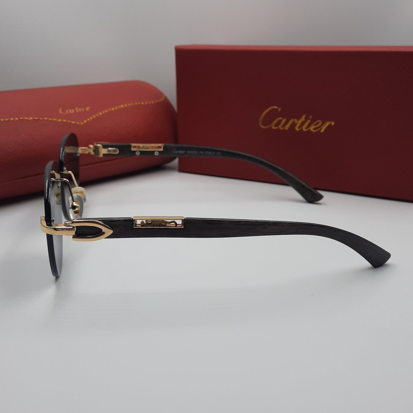 CARTIER percée doré noir