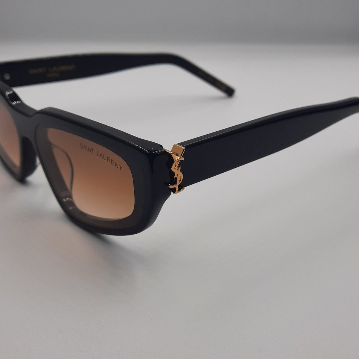 SAINT LAURENT marron doré
