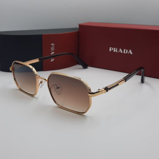 PRADA doré marron