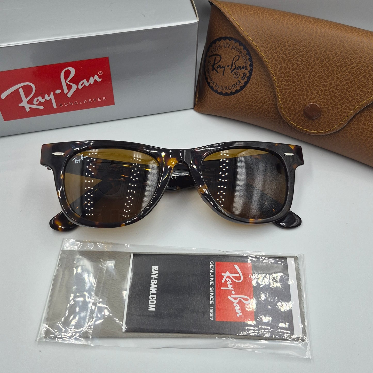 RAYBAN Wayfarer RB2140 marron havane